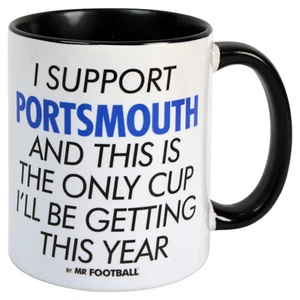 I SUPPORT PORTSMOUTH MUG gift for fan FOOTBALL gift boxed - Picture 1 of 4