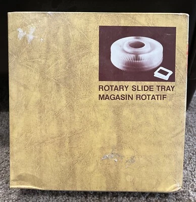 Vintage Hanimex Rotary Slide Tray Holds 100 2"x2" Slide Sealed NEW - Image 1 of 4
