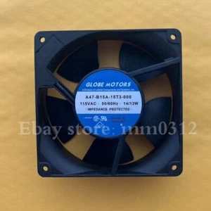 1pcs GLOBE MOTORS A47-B15A-15T3-000 12038 115V 14/13W aluminum frame fan - Picture 1 of 3