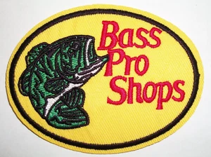 Bass Pro Shop ~ Jagd ~ Angeln ~ gestickter Aufnäher ~ 3 1/2 x 2 1/2 ~ aufbügeln oder aufnähen - Bild 1 von 1