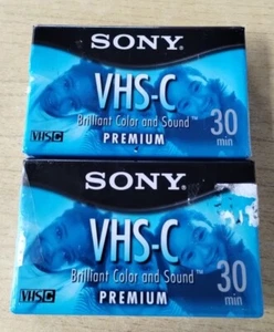 Neu versiegelt Sony Maxwell Premium Compact VHS-C VHS 30 MINUTEN HGX-Gold - Bild 1 von 2