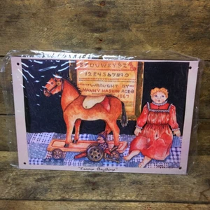 Jeri Ryel Tin Sign Nanny's Playthings primitive - Picture 1 of 1