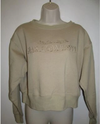 MOLETOM FEMININO HARLEY DAVIDSON SAND CROP AMERICAN LEGEND L/S [NOVO] - Imagem 1 de 3