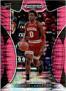 2019-20 Panini Prizm Draft Picks Prizms Pink Pulsar #16 Romeo Langford - NM-MT