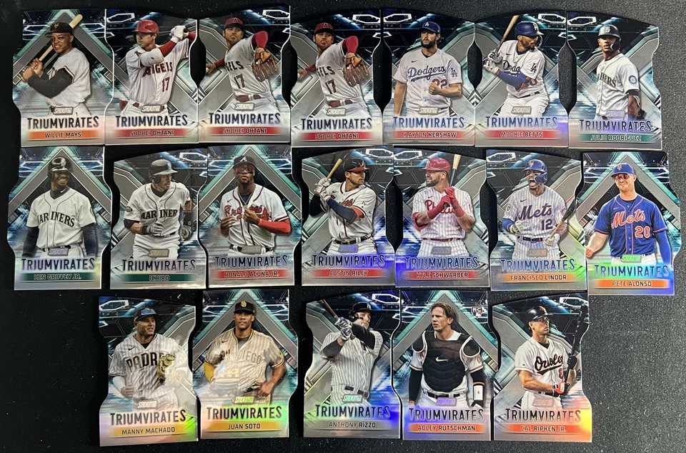 2023 Topps STADIUM CLUB TRIUMVIRATES CHROME DIE CUT You Pick From List - Image 1 of 1