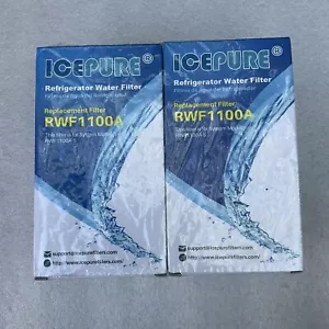 IcePure RWF1100A Refrigerator Water Filter 2 NEW Filters Sealed FAST SHIPPING - Picture 1 of 10