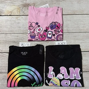 Girls Holiday T-shirts Size L (10–12) NWT! Valentines St. Patrick’s Day Easter. - Picture 1 of 13