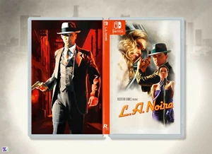 LA Noire Cover Art: Custom Replacement Insert & Case for Nintendo Switch - Picture 1 of 4