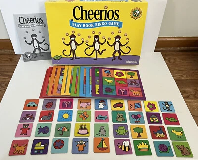 2001 Cheerios Play Book Bingo Game by Briarpatch Games Complete Set. Fast Ship! - Image 1 of 4