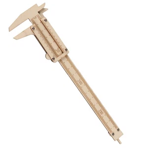Hölzerner Vernier -Bremssattel Büro Multifunktionales Zeichenlineal Messlineal - Bild 1 von 12