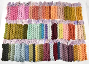 Vineyard Silk Wiltex Lot of 143 Skeins Merino Wool 1-Ply Needlepoint Embroidery - Picture 1 of 14
