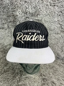 Vintage Los Angeles Raiders Script SnapBack Hat Sports Specialties Starter - Picture 1 of 14