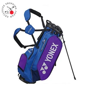 Yonex Golf Carry Stand Bag 9.5 x 47in 5way Divider Lightweight 2.6kg Blue/Purple - Picture 1 of 10