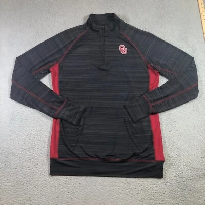 university of Oklahoma  shirt mens XL gray long sleeve polyester - Image 1 of 4