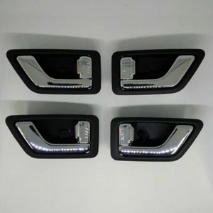 Chrome Inside Door Catch 4p 1set For 2002 2011 Hyundai Getz - Picture 1 of 4