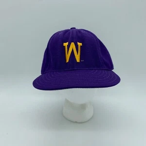 Vintage Classic Sportswear Washington Huskies Fitted Hat Cap Purple Size 7 7/8 - Picture 1 of 7