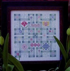 MAZE SAMPLER-CROSS STITCH-THE WORKBASKET - Picture 1 of 1