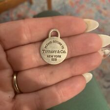 Antique Tiffany And Company New York 925 Round Charm Engraved