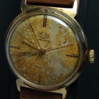 GUB  Glashütte 17 jewels Germany 1960 cal. 70.1 Man's Wrist Watch Gold Plated