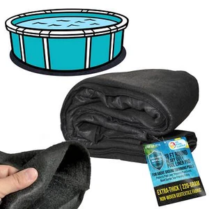18-Foot Round Heavy Duty Pool Liner Pad for Above Ground Swimming Pools, Protect - Picture 1 of 5