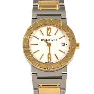 Authentic BVLGARI Bvlgari Bvlgari Gold & Steel BB26SG BB26WSGD SSxYG Quartz ... - Picture 1 of 7