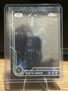2023 Topps Chrome Star Wars Darth Vader #15 Black Wave Refractor - Imagen 1 de 7