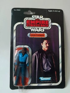 Figura de acción Kenner 1980 vintage Star Wars ESB Lando Calrissian 31 espalda sellada - Imagen 1 de 6