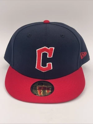 New Era 59Fifty Authentic Cleveland Guardians MLB Official On-Field Cap Hat - Image 1 of 4