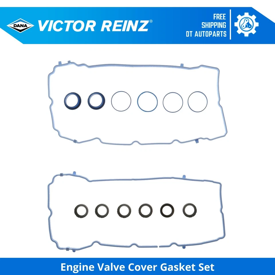 Juego de juntas de cubierta de válvula de motor V6 3,6 L Victor Reinz 2014 para Ram 1500 2013-2019 Foto 1 de 1