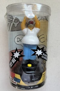 The Simpsons 6" Talking Homer Figure, Road Rage Yelling - 2004 Motion Sensor - Picture 1 of 6