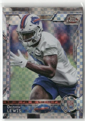 2015 Topps Chrome - Rookies Dezmin Lewis #126  X-fractor (RC) - Image 1 of 2