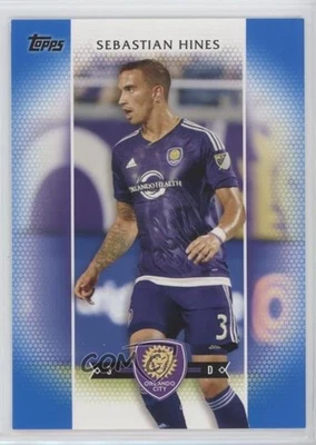 2017 Topps MLS Blue /99 Sebastian Hines #108 Rookie RC - Image 1 of 2