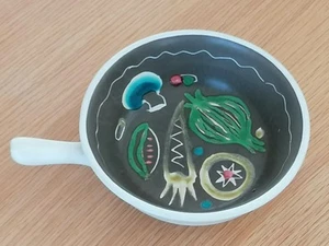 Vintage Mid Century 1950s Cloisonné Dish by Glyn Colledge for Denby - Picture 1 of 9