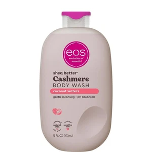 eos Shea Better Coconut Waters lavaggio corpo 16 fl oz lavaggio idratante senza parabeni - Foto 1 di 8