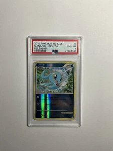 2010 Pokemon Heart Gold Soul Silver Unleashed 3 Manaphy Reverse Holo Foil PSA 8 - Picture 1 of 2