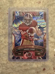 2024 Topps Resurgence Navy Surge Refractor /275 Jerry Rice #91 HOF - Picture 1 of 2