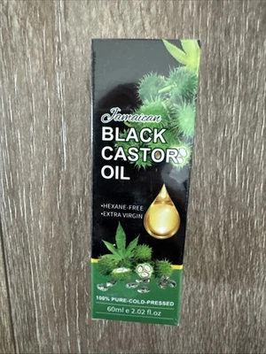 Aceite de ricino negro jamaicano 2,02 fl oz. 100% puro prensado en frío nuevo en caja Foto 1 de 3
