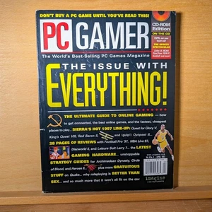 PC Gamer Magazine April 1997 The Issue with Everything! NO LABEL - Picture 1 of 7