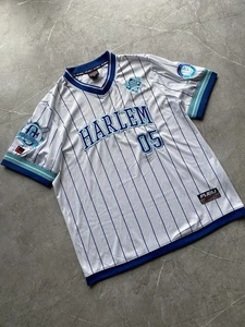 Vintage 90s Fubu Harlem 05 Baseball Style T-Shirt White Size L - Bild 1 von 11