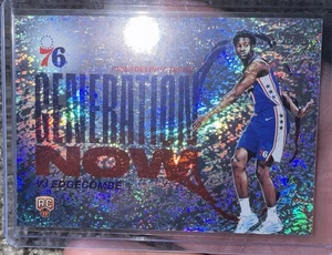 2025-26 Topps VJ Edgecombe SSP Generation Now Holo Foil Refractor SP #GN-3 76ers - Bild 1 von 2