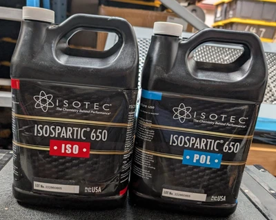 Isotek Isospartic 650  Part A & B  2-Gallons Total Resin & Activator - Image 1 of 4