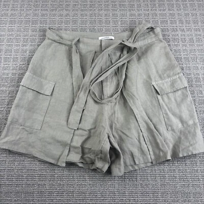 Pantalones cortos grises para mujer Nicole Miller talla 10 Foto 1 de 4