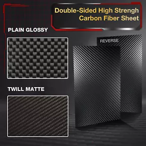 ARRIS Large Carbon Fiber Sheet, Carbon Fiber Plate Boards 0.5-6 MM Thickness - Picture 1 of 35
