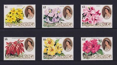 Niue: SG 405/410 - 1981 Flowers 1st Series set of 6 Stamps MUH - A3 - Image 1 of 4