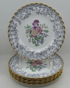 Set of 6 Vintage SPODE China "Dove" Salad Plates, 8"England, Excellent Condition - Picture 1 of 6