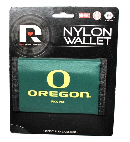 NCAA Rico Industries Nylon Trifold Wallet University of Oregon Cover