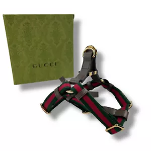 Gucci Hundegeschirr Classic Striped - Bild 1 von 4
