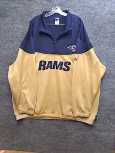 Felpa St Louis Rams NFL APPAREL FOOTBALL 4XLT - Foto 1 di 5