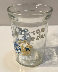 VINTAGE Tom & Jerry Welch's Jelly Jar Glas Sammlerstück Mid Century Modern - Bild 1 von 9