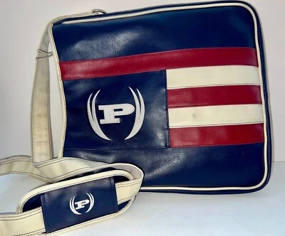 Phat Farm - 复古 90 年代/Y2K 邮差包带美国国旗/标志 — 第 1/4 张图片